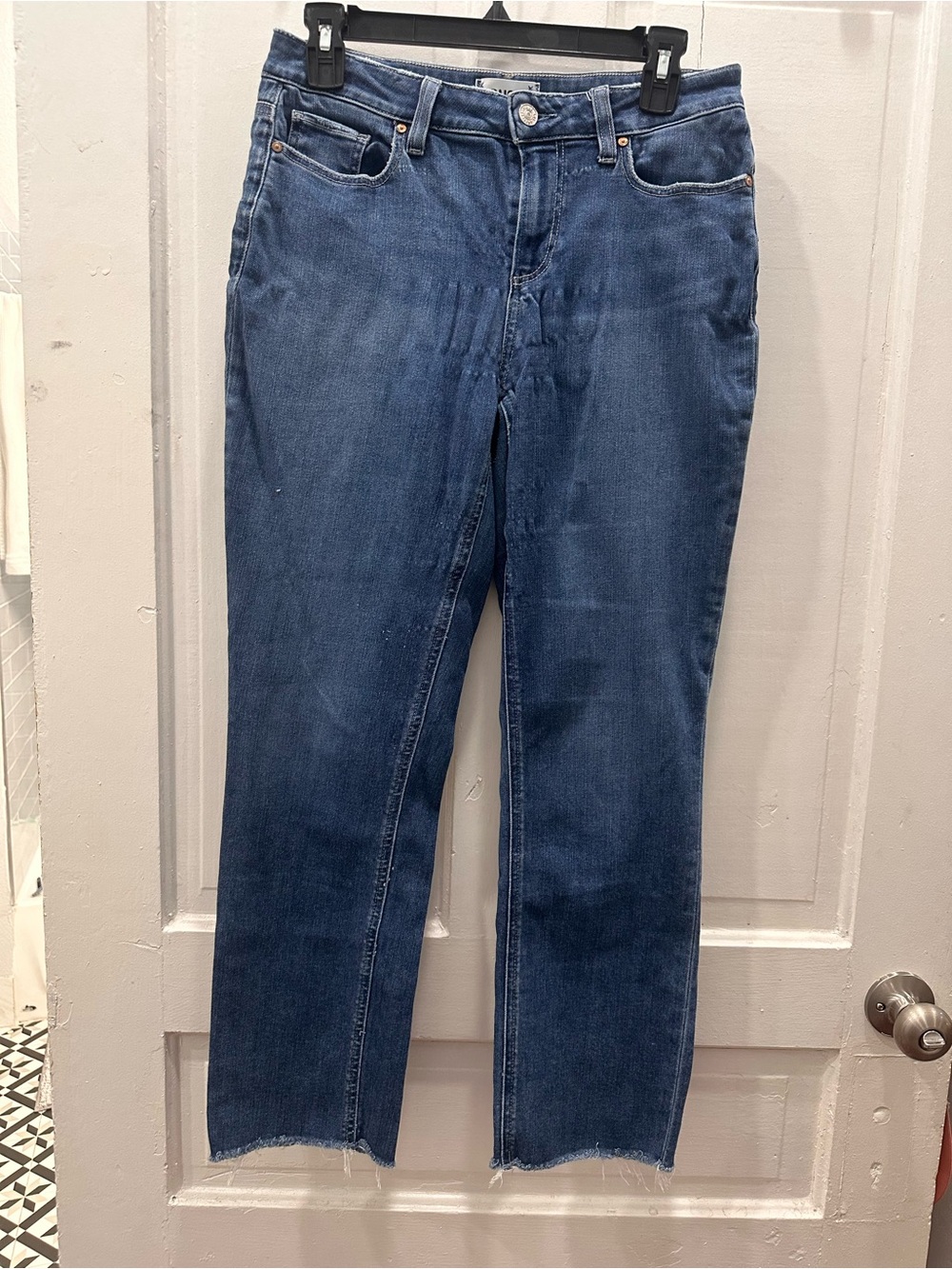 PAIGE Classic Mid-Blue Straight Women’s Jeans - Casual Everyday Fit